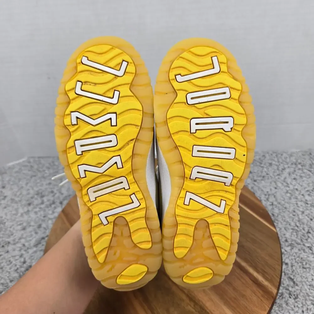 Jordan 11 Retro Low PS PreSchool Kids 1y Yellow Snakeskin Daily Casual Sneaker
